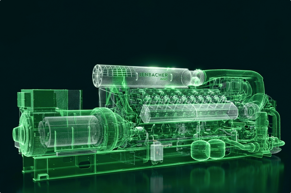 Illuminated gas generator