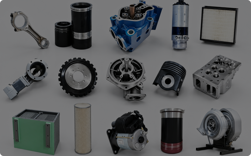 Gas engine spare parts