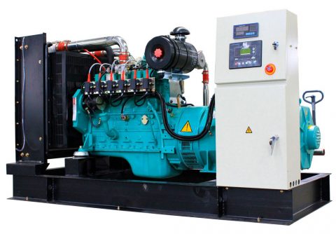 Generator gas cummin 100kw 125kva dengan alternator stamford asli