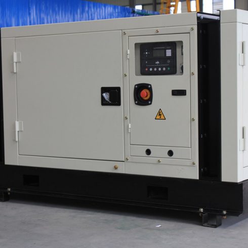 32kw 40kva cummins bioplynový generátor s odhlučněnou stříškou