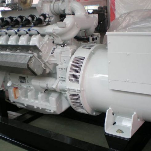 135kw MAN gas turbine generator set 50HZ 400V 8000 hours continuous