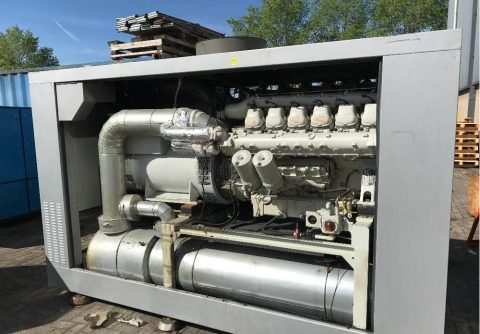 190kw MAN gerador de biogás 100% original fabricado na Alemanha motor