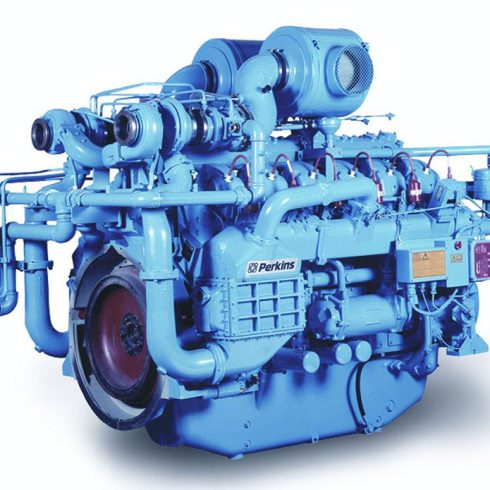 Grupo electrógeno Perkins de 875 kW con turbocompresor y refrigeración interna
