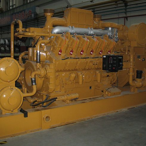 1000kw 1MW JDEC natural gas generator 1500 rpm 12 cylinders engine