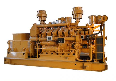 700kw aardgasgeneratorset van Jinan Diesel Engine Corporation