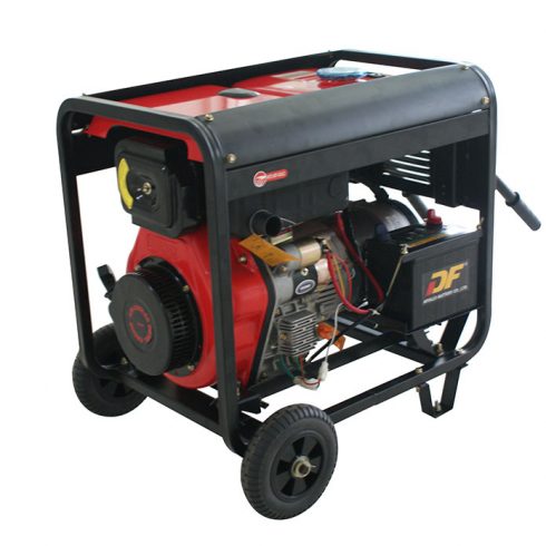 Otevřený čtyřtaktní dieselový generátor 6 kw pro domácnost nebo zahradu