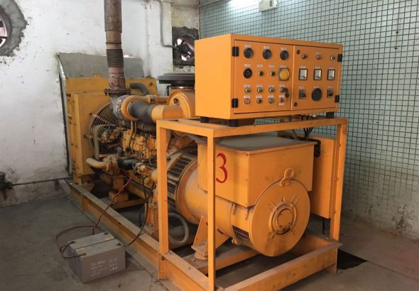 Second hand 280kw Mitsubishi diesel genset for sale well maintained